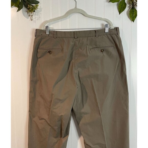 Brooks Brothers Mens Khaki Dress Pants W38/L32 100% Cotton - Picture 3 of 13